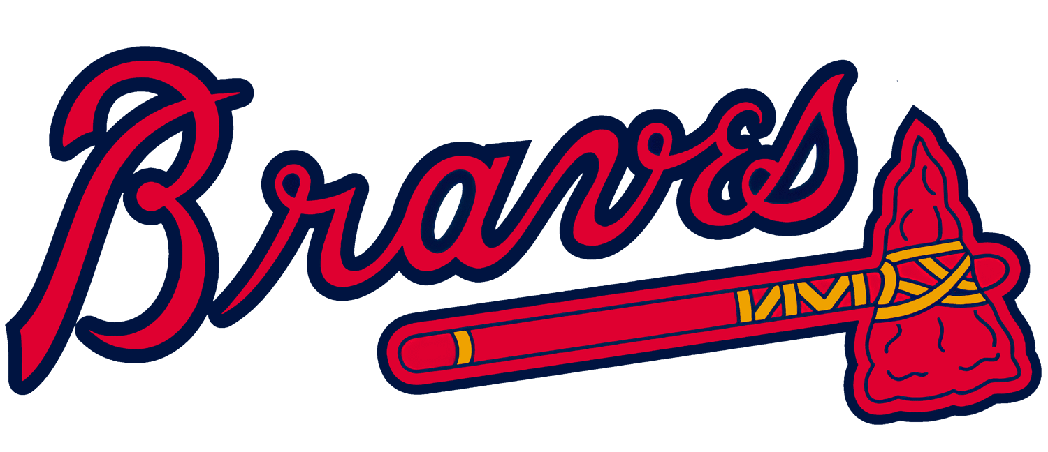 A baseball bat with the word braves written in it.